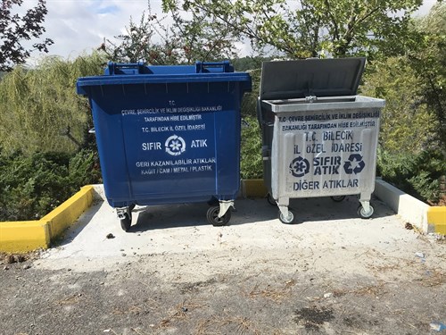 Çevre  Şehircilik ve İklim Değişikliği Bakanlığından İdaremize Sağlanan Hibe Desteği ile Alınan Çöp Konteynerleri Hizmete Sunuldu