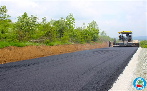 Büyükelmalı Köyümüze 6500m Asfalt Yol Yapımı Tamamlandı